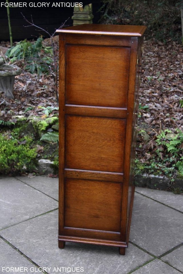 Image 15 of A TITCHMARSH AND GOODWIN SOLID OAK ELM DRINKS WINE CABINET
