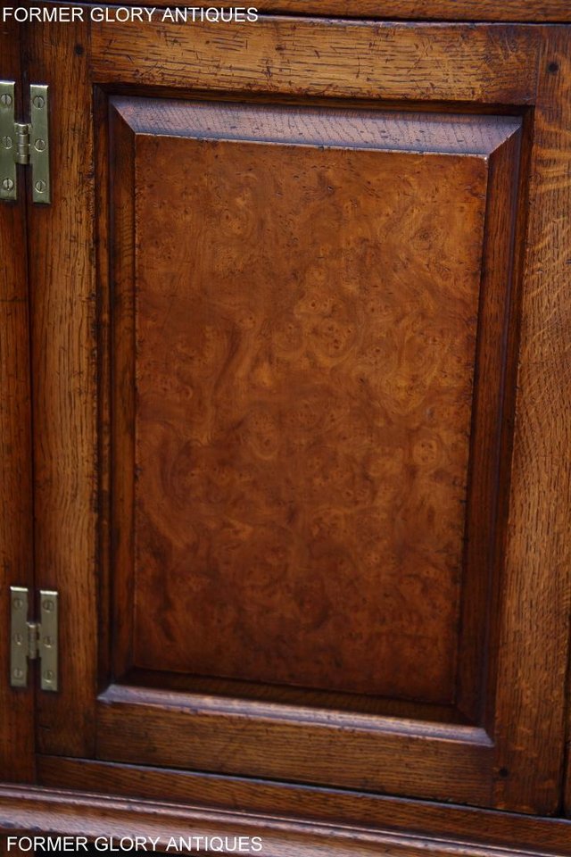 Image 75 of A TITCHMARSH AND GOODWIN SOLID OAK ELM DRINKS WINE CABINET