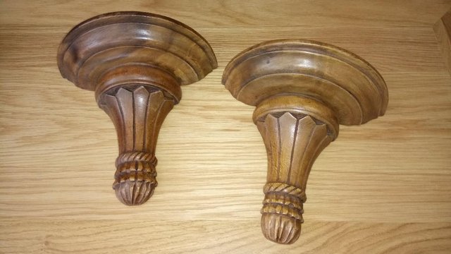 Preview of the first image of Wooden Wall Holders for Ornaments, Etc..