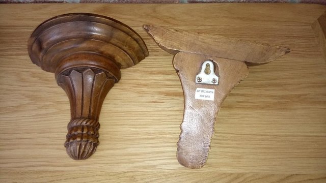 Image 3 of Wooden Wall Holders for Ornaments, Etc.