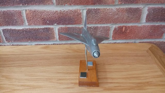 Image 2 of English Electric Lightning F6 Model on Wooden Stand