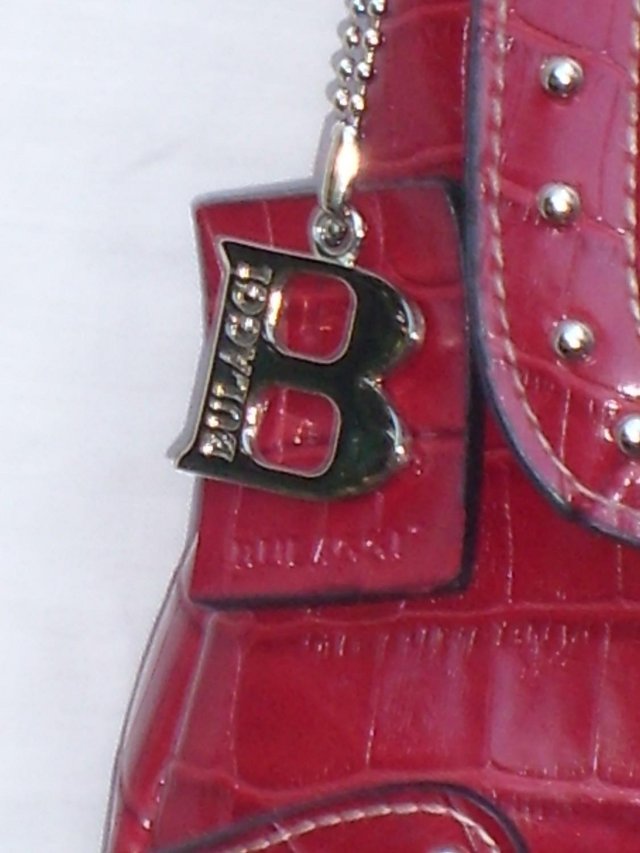 Image 5 of BULAGGI Red Leather Shoulder Handbag – NEW!