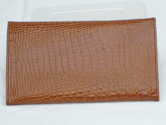 Image 4 of Mock Croc Embossed Leather Wallet - NEW