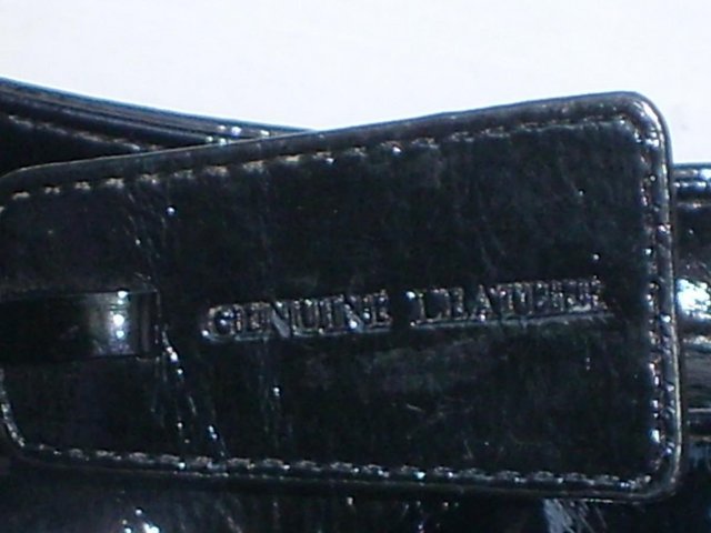 Image 3 of JASPER CONRAN Black Patent Leather Handbag NEW!