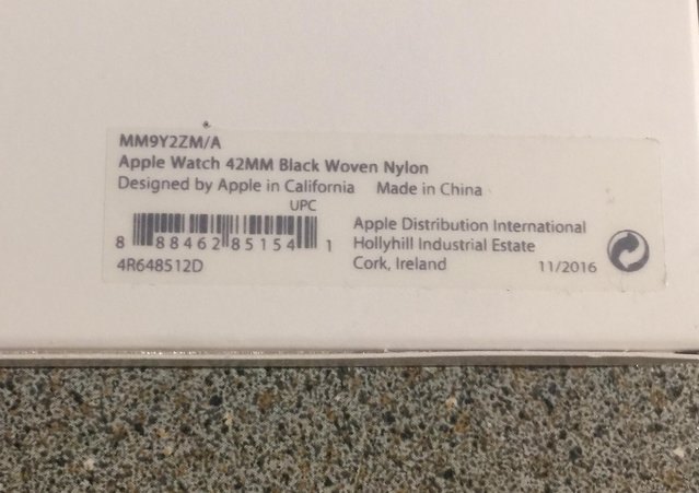 Image 2 of Apple Watch Strap 42mm SEALED - NEW
