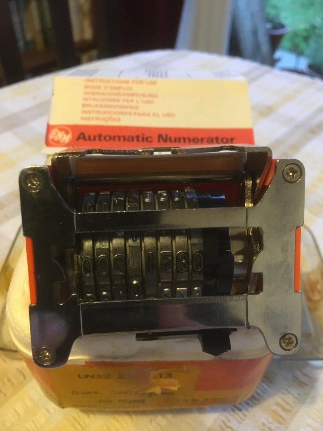 Image 2 of Vintage ENM Automatic Numerator Model Universal 32