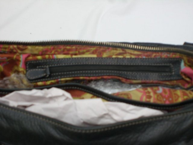 Image 5 of B. MAKOWSKY Black Leather Shoulder Handbag