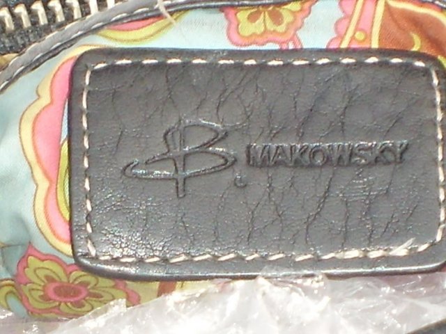 Image 8 of B. MAKOWSKY Black Leather Shoulder Handbag