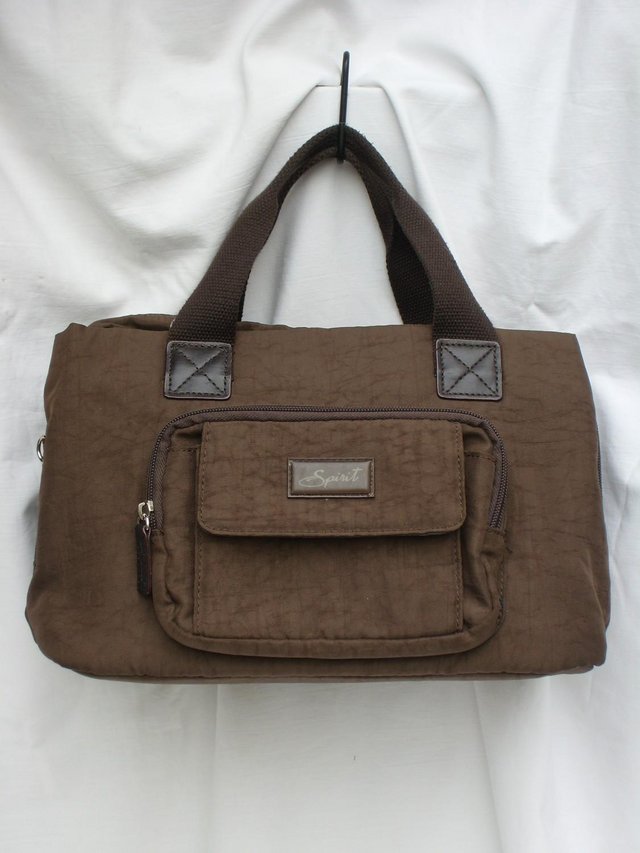Image 6 of SPIRIT Lightweight Brown Grab Bag/Handbag
