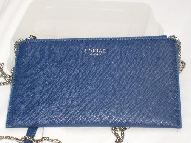 Image 6 of SORIAL NEW YORK Blue Mini Handbag NEW!