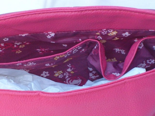 Image 5 of NATHALIE ANDERSEN Hot Pink Shoulder Handbag NEW