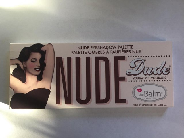 Preview of the first image of Nude Dude 2 eyeshadow palette naked The Balm Cosmetics NEW.