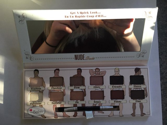 Image 2 of Nude Dude 2 eyeshadow palette naked The Balm Cosmetics NEW