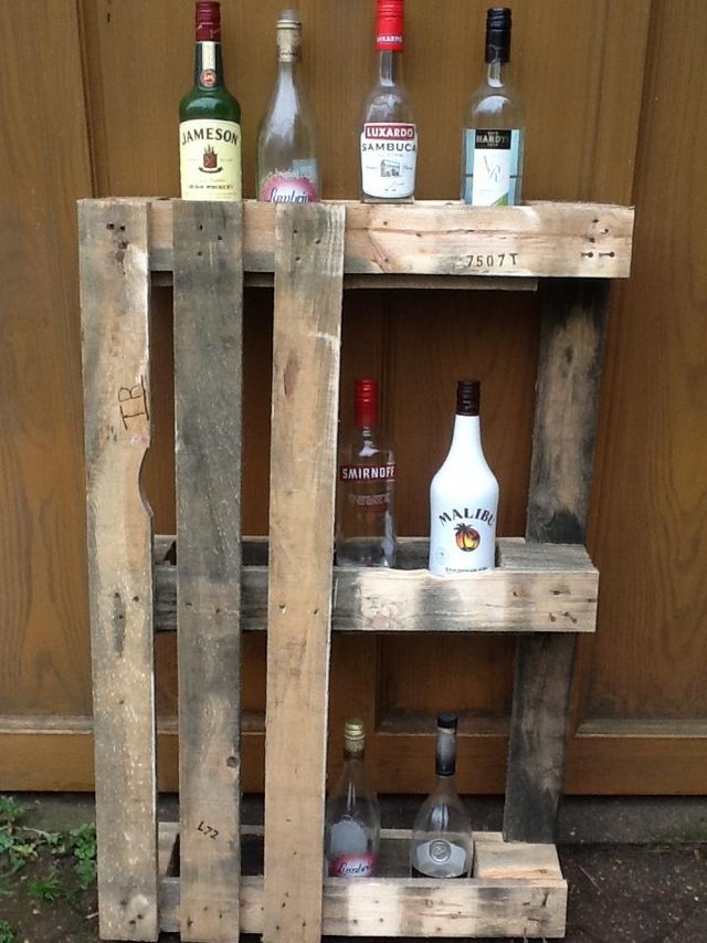 Preview of the first image of Handmade pallet Drinks cabinet.