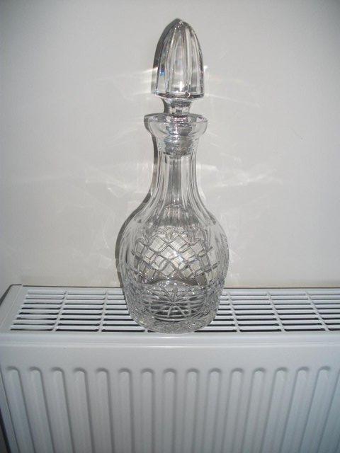 Preview of the first image of NEW CRYSTAL CUT DECANTER.