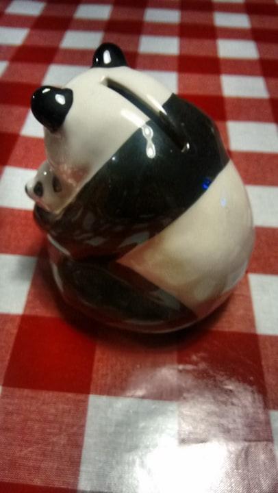 Preview of the first image of Collectible Natwest Wade Panda Piggy Bank.