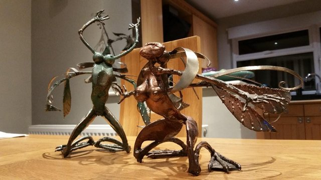 Image 2 of Swamp Fairies - Individual Metal Skulptures by Luke Kite