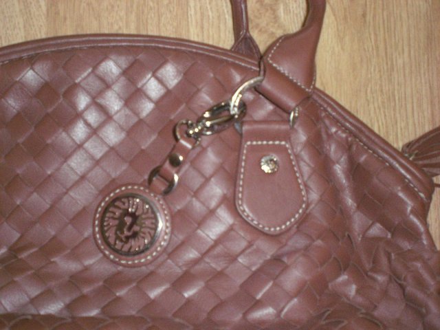 Image 3 of Brown Anne Klein Leather Handbag