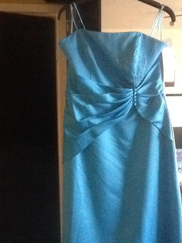 Preview of the first image of Blue Bridesmaids or Prom Dress.