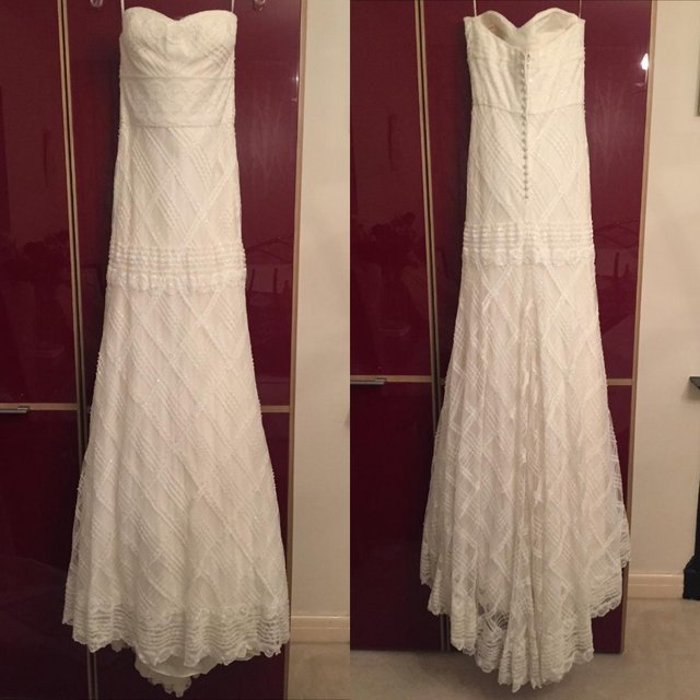 Preview of the first image of Reduced! NEW: Watters Wtoo Emerson 18320 Wedding Dress.