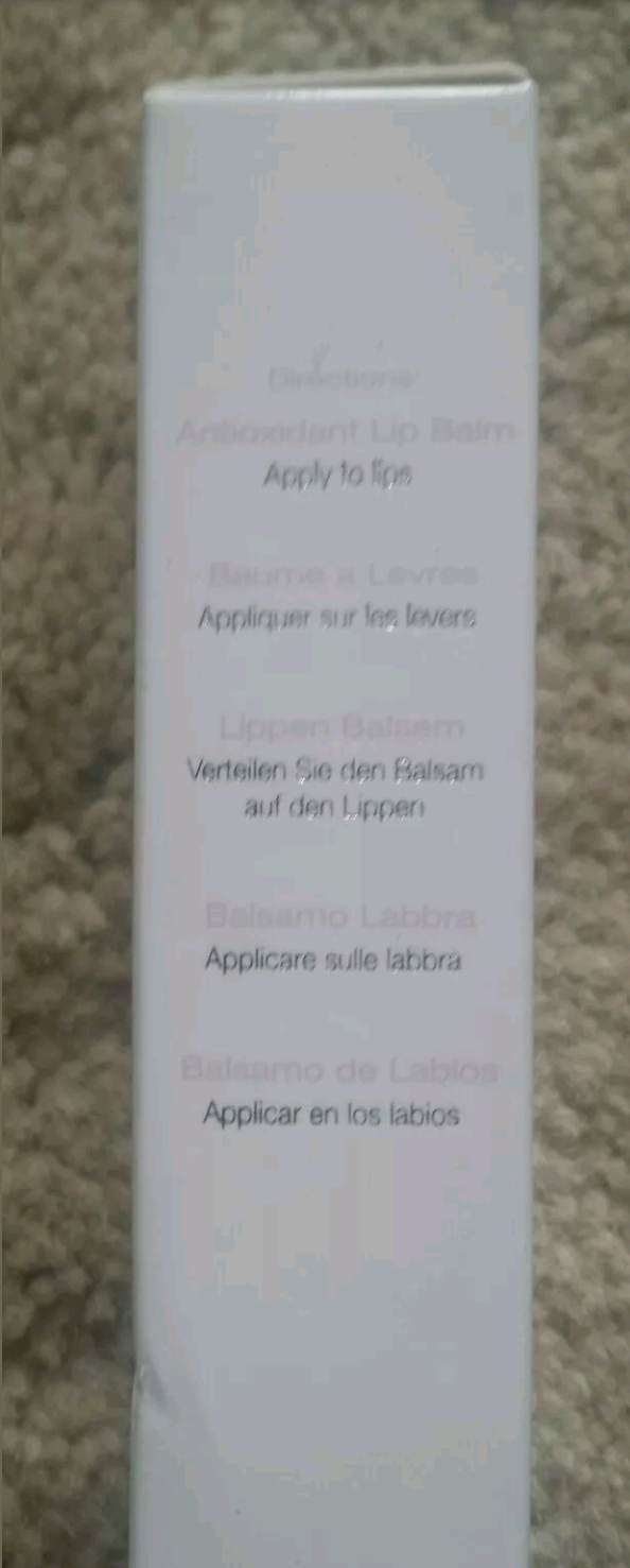 Image 3 of The Organic Pharmacy Antioxidant Lip Balm BNIB