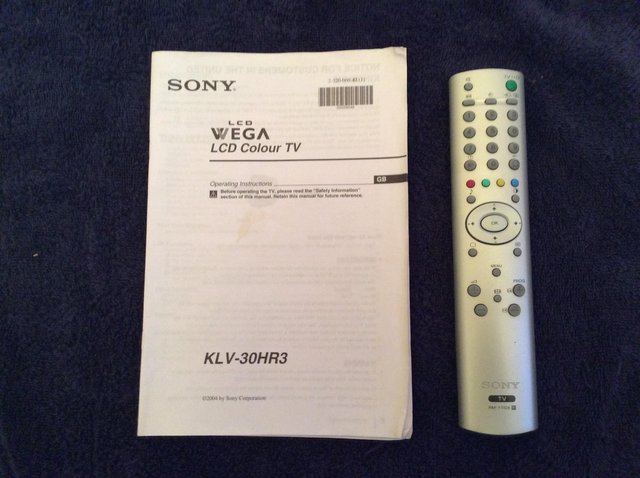 Image 2 of Sony Wega LCD 30” Colour TV