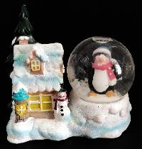 Preview of the first image of Lovely Small Christmas Snow Globe.