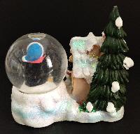 Image 2 of Lovely Small Christmas Snow Globe