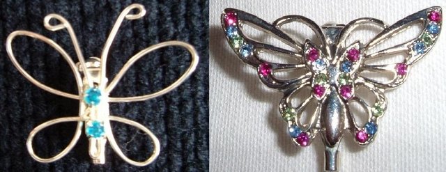 Preview of the first image of Vintage Costume Jewellery Brooches.