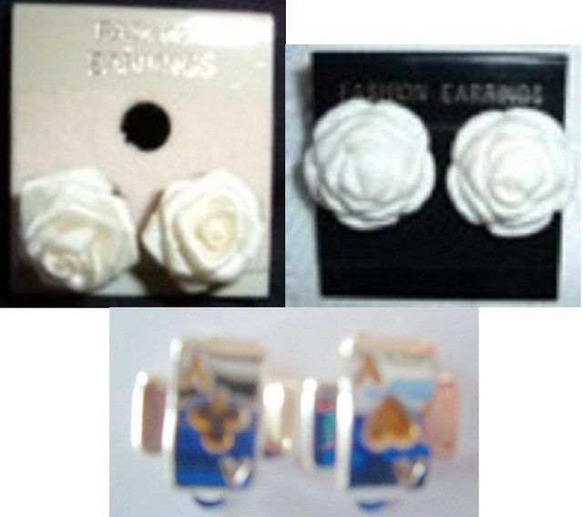 Preview of the first image of Vintage Costume Jewellery Earrings & Cufflinks.