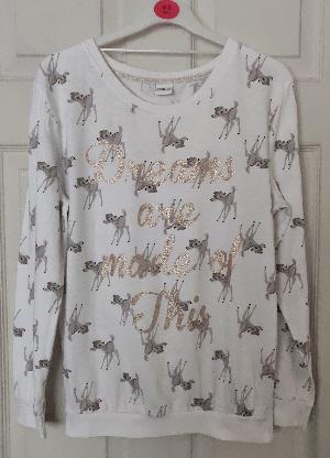 Preview of the first image of Gorgeous Ladies/Girls Disney Bambi Pyjamas - Size 6.