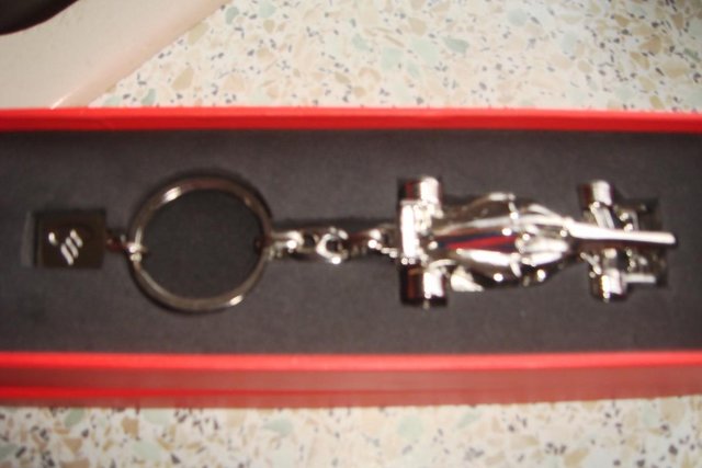Preview of the first image of F1 - FORMULA ONE KEY CHAIN - CHROMIUM PLATED.