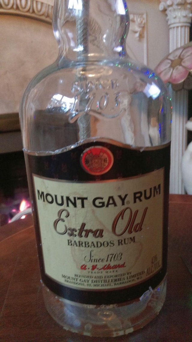 Image 3 of Mount Gay Rum Extra Old Bottle Lamp Unique
