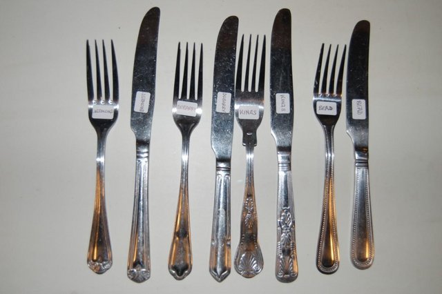 Preview of the first image of Olympia Stainless Cutlery, Bead, Dubarry, Jesmond, Kings VGC.