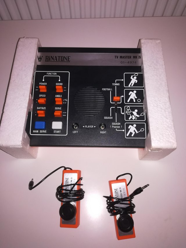 Preview of the first image of Vintage binatone TV master Pong game.