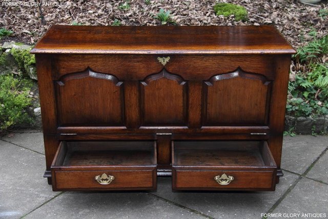 Image 66 of TITCHMARSH AND GOODWIN OAK BLANKET TOY BOX RUG DOWER CHEST