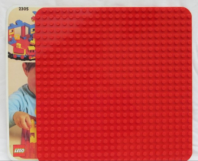Image 2 of Duplo by Lego Red Building Plate 2305 – Vintage
