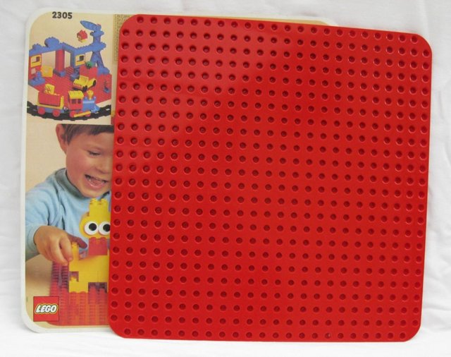 Image 3 of Duplo by Lego Red Building Plate 2305 – Vintage