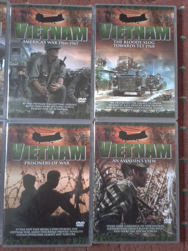 Image 2 of A set of 8 x Vietnam war DVD's, Excellent condition