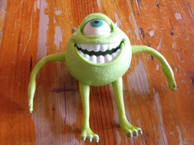 Preview of the first image of MONSTERS INC 'MIKE WAZOSKI' 5 INCH FIGURE.