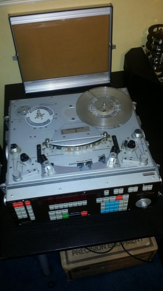 Preview of the first image of Nagra Studer Stellavox Reel to Reel Player Tape Recorder.