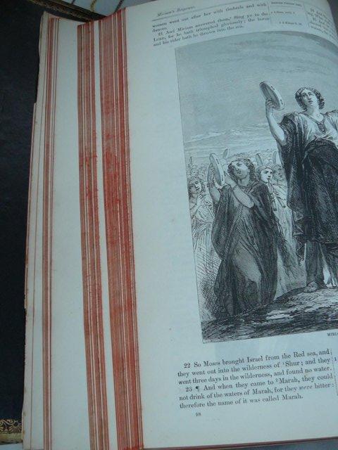 Image 10 of Cassell's Illustrated Family Bible c1880 Leather/brass bound