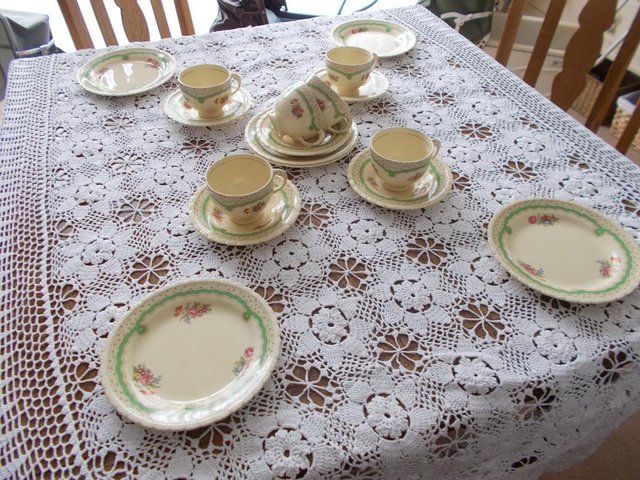 Preview of the first image of Tea set. Hanley, really attractive pattern. Lovely........