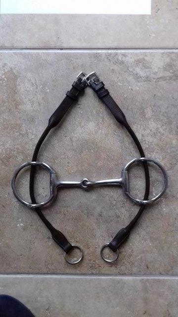 Preview of the first image of Cheltenham Snaffle Gag  5ins Running Cheeks.