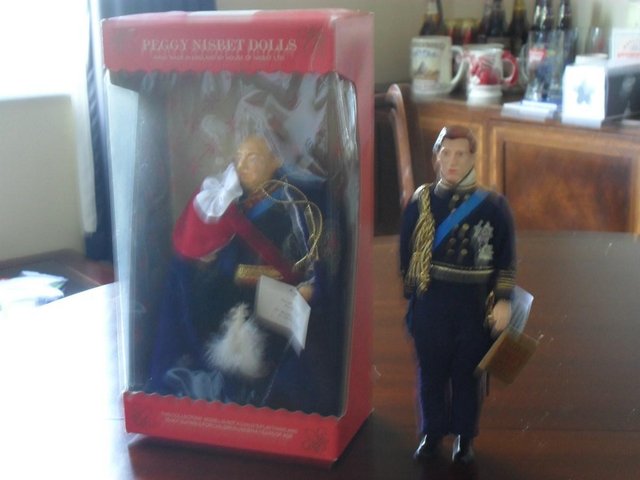 Preview of the first image of NISBET DOLLS PRINCE CHARLES AND CHURCHILL.