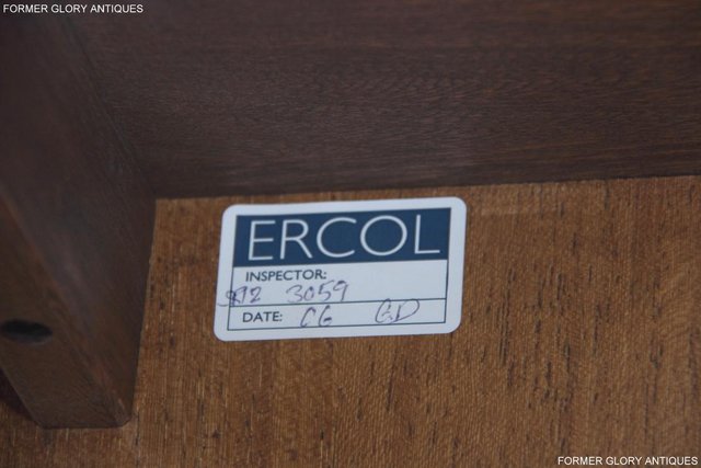 Image 36 of ERCOL GOLDEN DAWN ELM CORNER TV CABINET HI FI CD DVD STAND