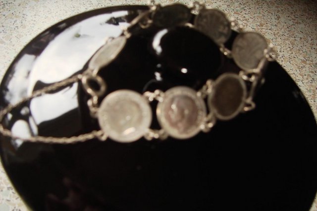 Preview of the first image of BESPOKE AUSTRALIAN SIXPENCE BRACELET.
