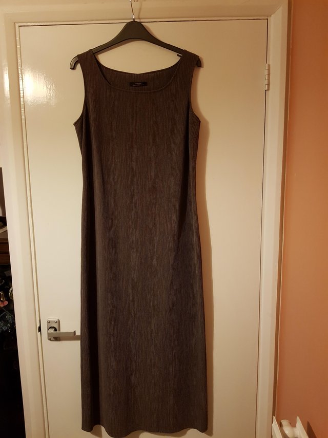 Preview of the first image of Marks & Spencers Grey Maxi Dress.