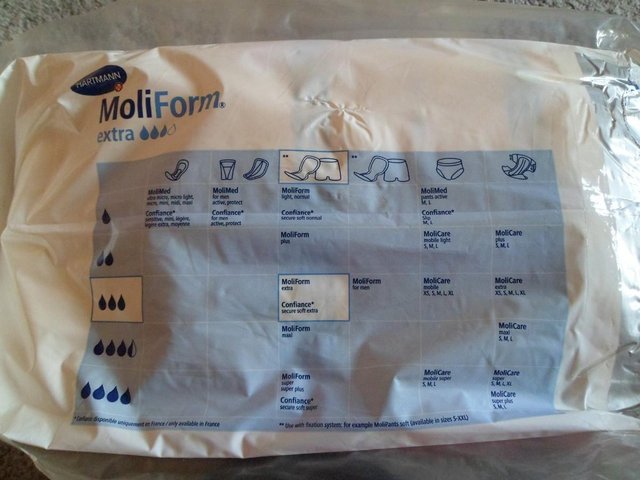 Image 3 of Hartmann Moliform Extra Incontinence pads Pack of 28