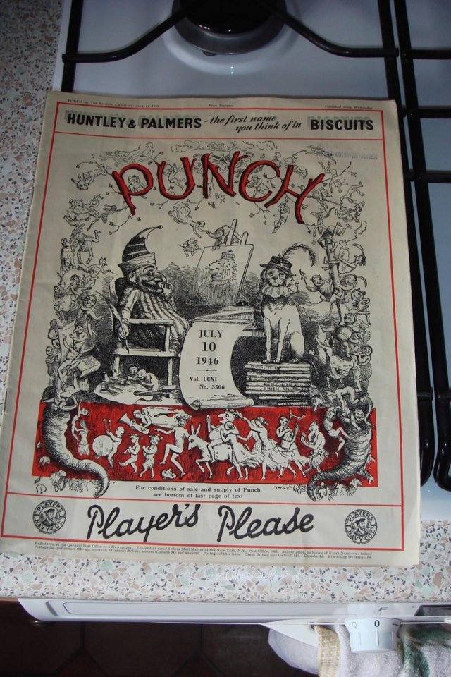 Preview of the first image of 1946 PUNCH MAGAZINE - FULL CREDIT FOR THE CONDITION.